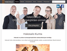 Tablet Screenshot of hakosalo.fi